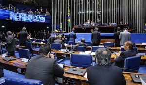 17/10/2017- Brasilia- Plenário do Senado durante sessão deliberativa ordinária. Ordem do dia.  À mesa, presidente do Senado Federal senador Eunício Oliveira (PMDB-CE).  Foto: Waldemir Barreto/Agência Senado